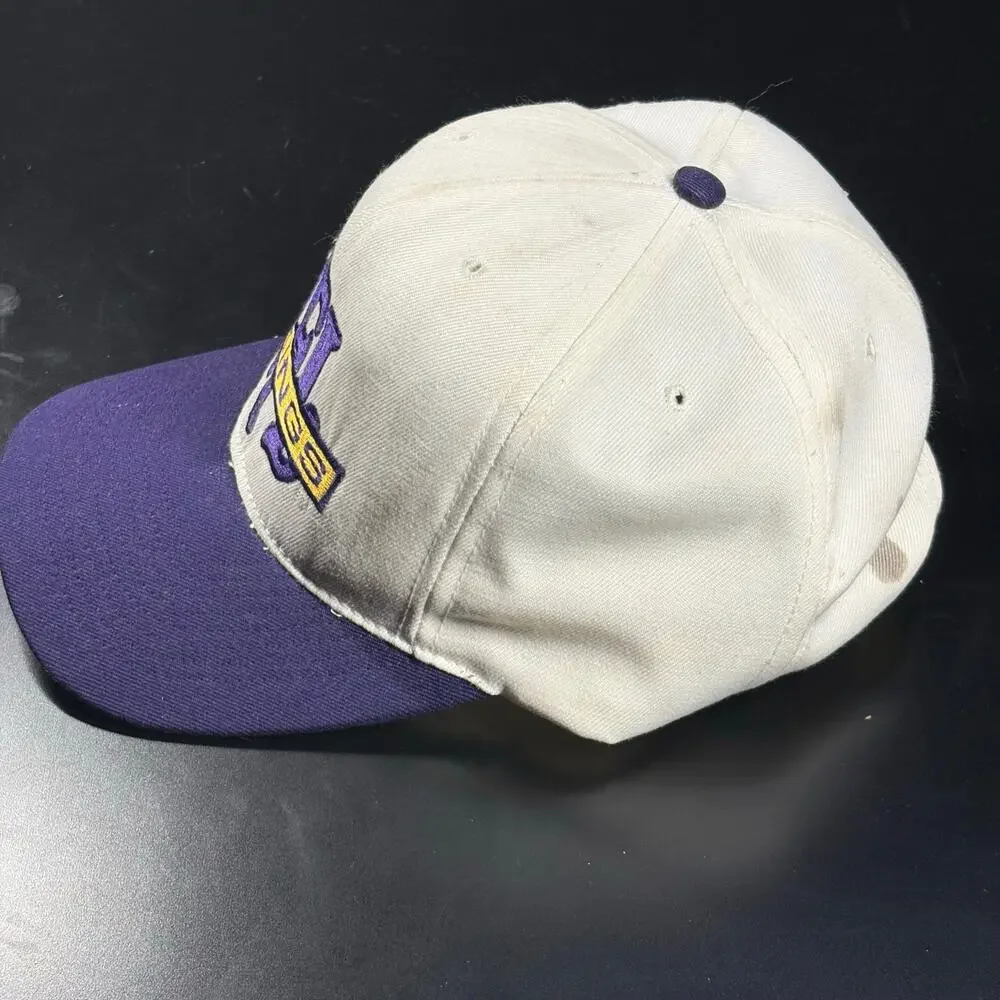 Vintage American Needle Minnesota Vikings Hat‎ Cap White NFL Football Mens 90s